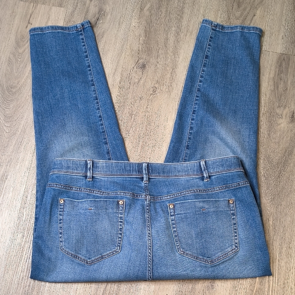 sac338👖High Rise Slim Ankle Fit w/27.5" Inseam J. Jill Jeans - Picture 5 of 5